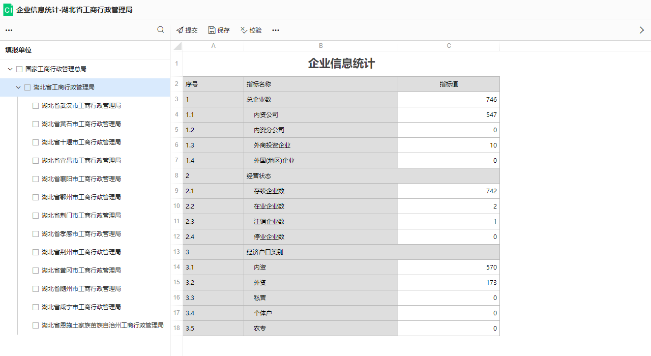 企业信息统计